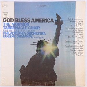 Mormon Tabernacle Choir Philadelphia Orchestra God Bless America Vinyl LP Record